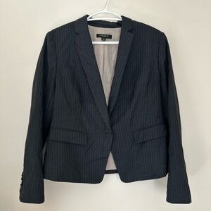 Banana Republic Black Tailored Blazer Suit Jacket